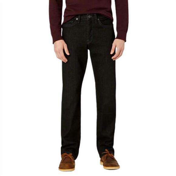 NEW 34 HERITAGE charisma relaxed straight jeans in charcoal comfort